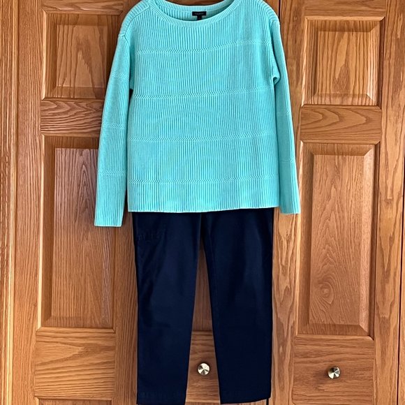 TALBOTS - Pima Cotton Bateau Neck Sweater - NEW with Tag - Picture 11 of 11